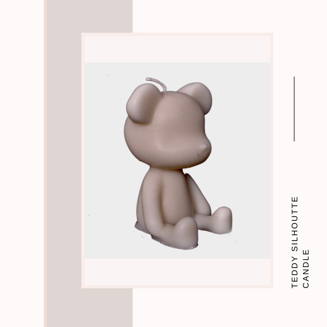 Teddy Silhouette Candle